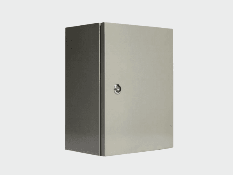 Gabinete metálico pesado cerrado